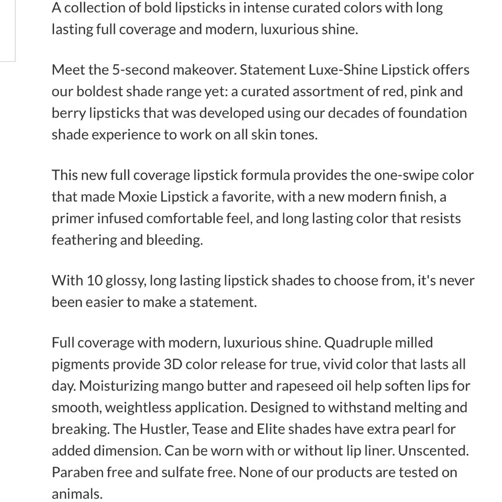Bareminerals Statement Luxe-Shine Lipstick 💋 - Picture 12 of 12